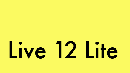 Ableton Live lite 12